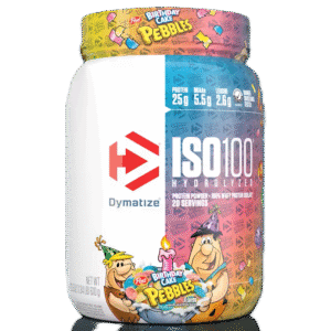 Dymatize Proteina Iso 100 1.4 Lbs 20 Servicios Birthday Cake Pebbles