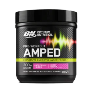 Optimum Nutrition Amped Pre Entreno 20 Servicios