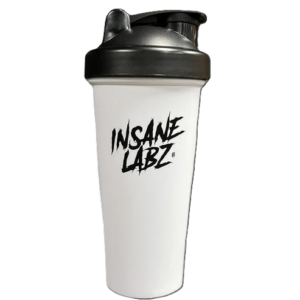Insane Labz Shaker Blanco tapa Negra 22Oz