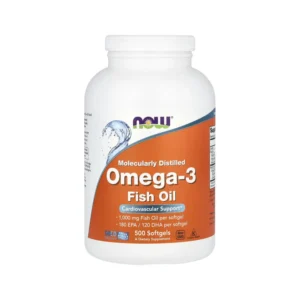 Now Foods Omega 3 Fish Oil 1000mg 180 EPA/120 DHA 500 Softgel