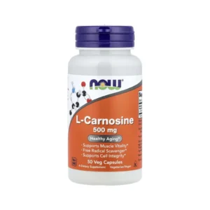 Now Foods L-Carnosina 500 Mg 50 Cápsulas Vegetales