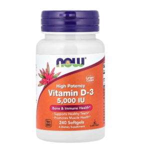 Now Foods Vitamina D-3 5000 IU 240 Softgels